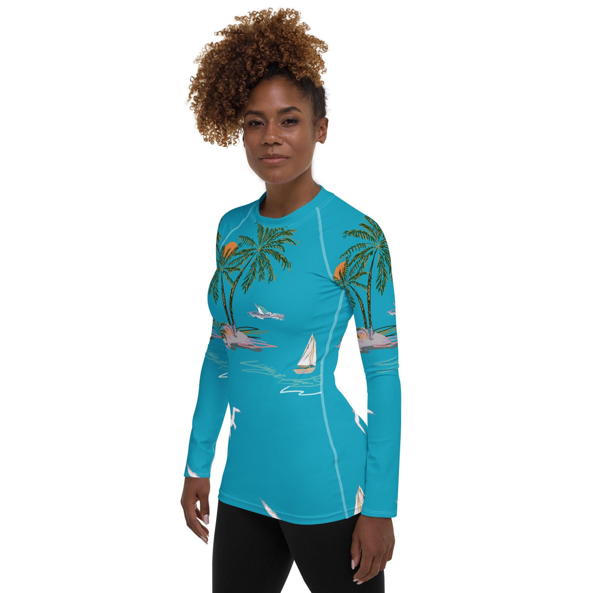 Summer Breeze Performance Rash Guard UPF 50 +